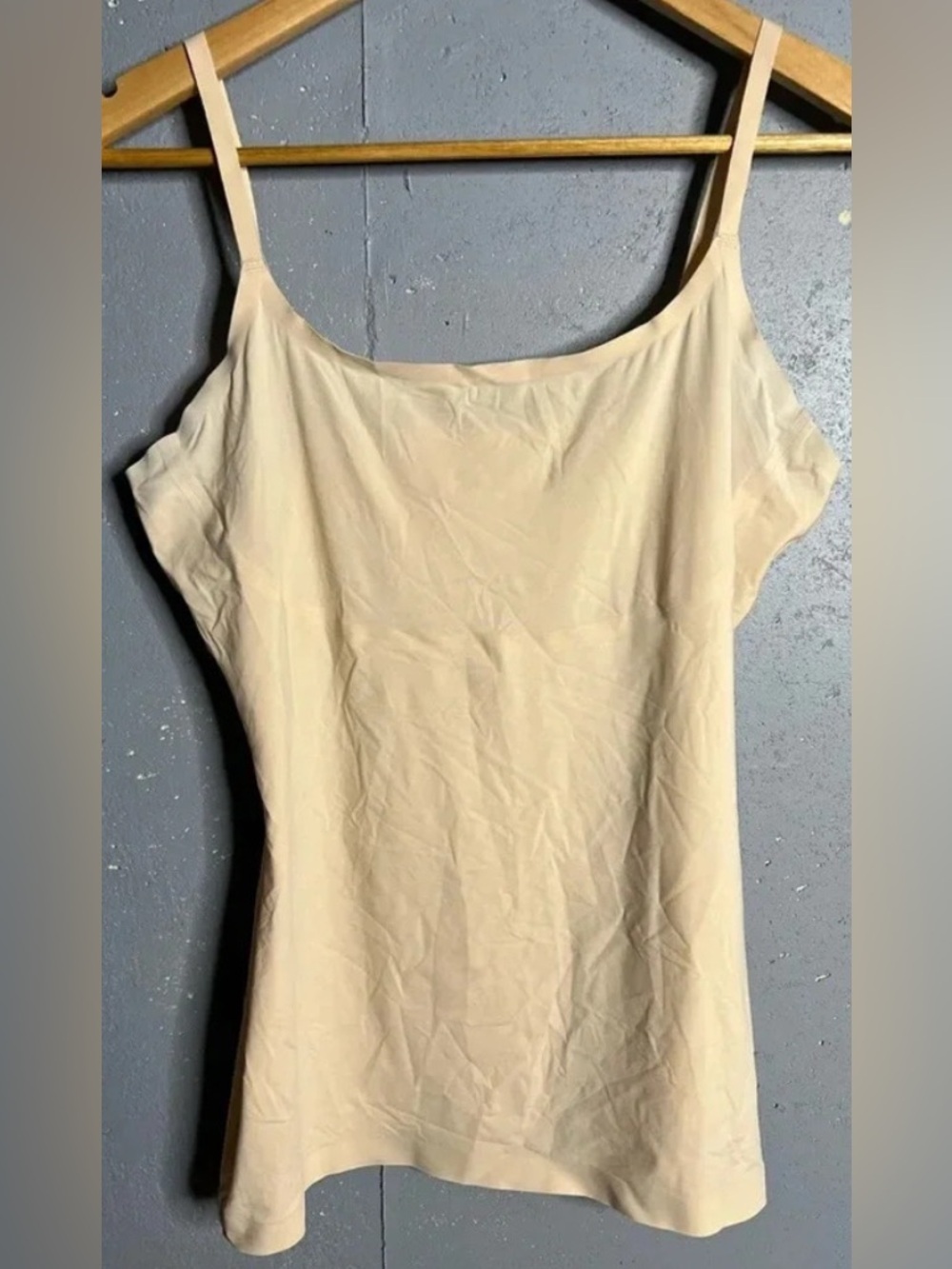 Spanx Thinstincts® Convertible Cami in soft nude.  Size Large